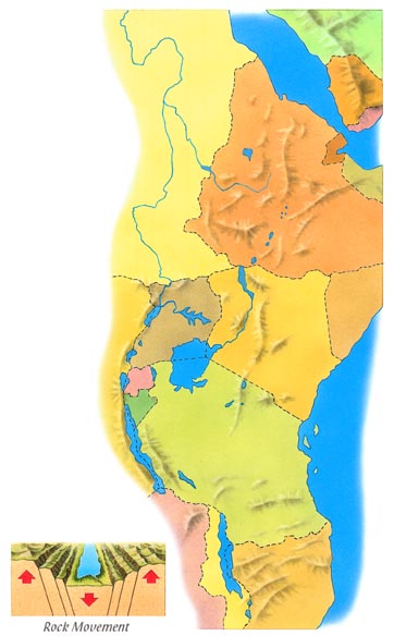 Rift valley map